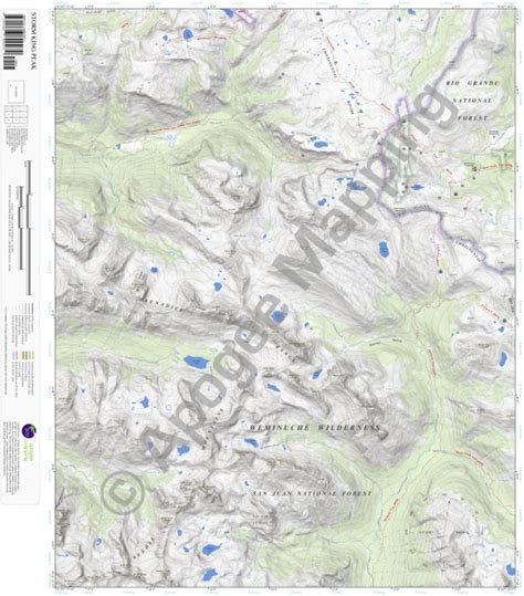 Storm King Peak Co Amtopo By Apogee Mapping Inc