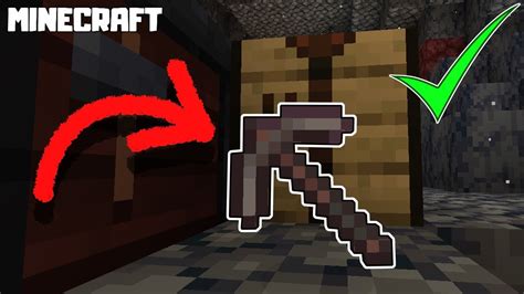 Minecraft How To Make Netherite Pickaxe 1161 Youtube