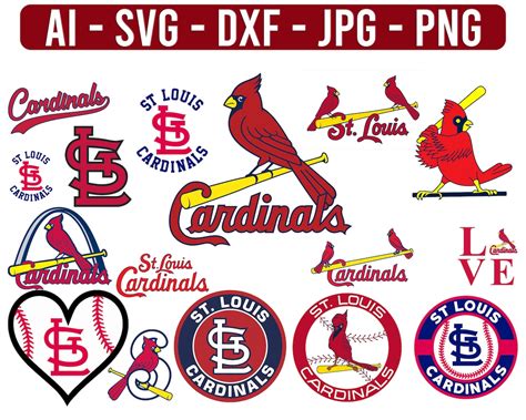 St Louis Cardinals Logo Mlb Baseball Svg Cut File For Cricut Etsy