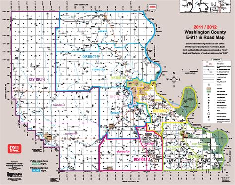 Washington County Nebraska Maps