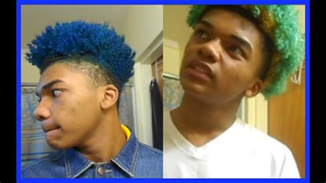 How To Dye Your Hair Blue Somewhat Fail Youtube