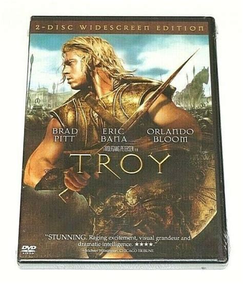 Troy Disc Widescreen Edition DVD Brad Pitt Eric Bana NEW EBay