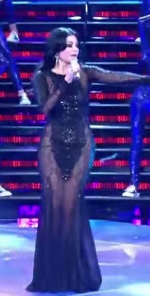 Arab Star Academys Haifa Wehbes Causes Outrage With Revealing Dress