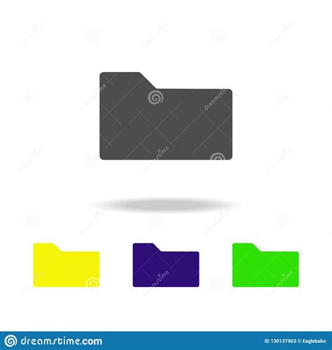 Folder Multicolor Icon Element Of Web Icons Signs And Symbols Icon