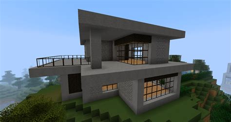 This is a beautiful modern house that has been submerged underwater that removes the water from it so you. Ruked On Minecraft: Modern House Schematics 02 (Small)