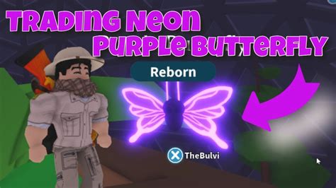Trading Neon Purple Butterfly In Adopt Me Youtube
