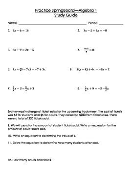 Unit test 12 answer key. Springboard algebra 1 answer key pdf - rumahhijabaqila.com