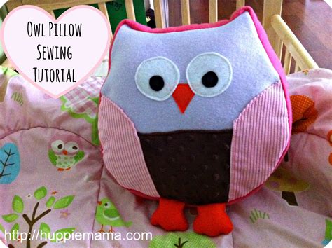 Simple Step By Step Directions To Sew An Owl Pillow Owl Sewing Owl