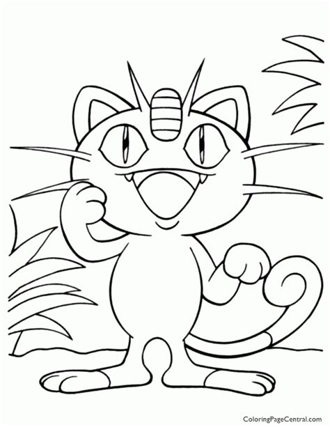 Coloring Pages Pokemon Mewth Coloring Home