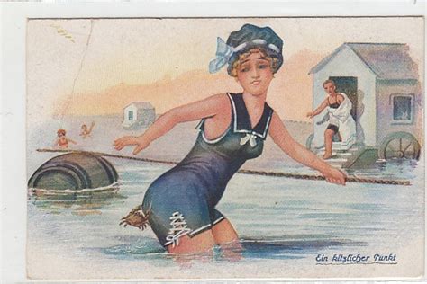 alte ansichtskarten postkarten von antik falkensee frauen mode bademode ansichtskarten bilder fotos