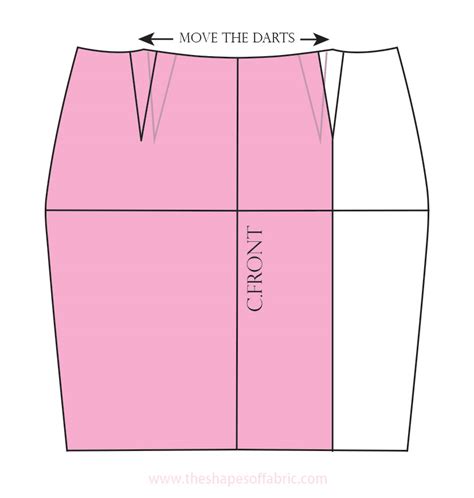 Learn Pencil Skirt Pattern Alterations The Shapes Of Fabric