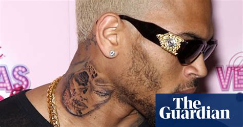 Chris Browns New Tattoo Is Sickening Chris Brown The Guardian