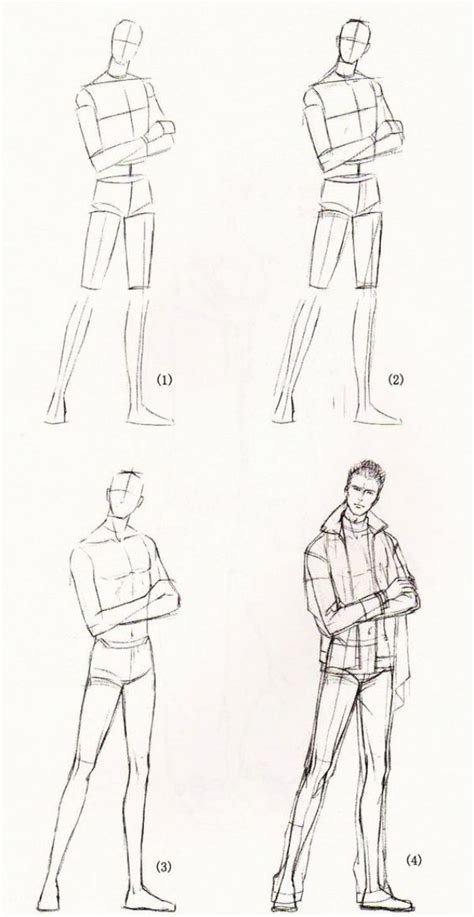Four Different Types Of Men S Body Shapes And Their Names Are Shown In This Drawing