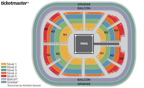 Arena Coliseo México Tickets Schedule Seating Chart Directions