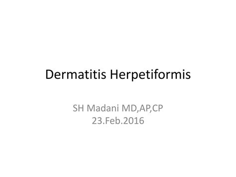 Solution Dermatitis Herpetiformis Studypool
