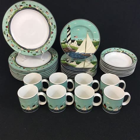 Check spelling or type a new query. Sakura Warren Kimble Coastal Breeze 32-Piece Set for EIGHT ...