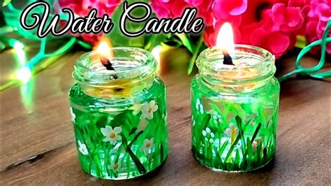 Water Candle Diwali Decoration Ideas Water Candle Making At Home