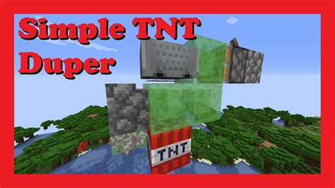 How To Build A Tnt Duper Youtube