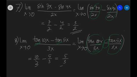 Limit Trigonometri Bentuk Tak Tentu Part 3 Lanjutan Contoh YouTube