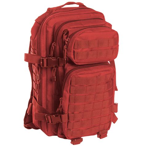 Mil Tec Molle Us Assault Pack Small Red Backpacks And Rucksacks
