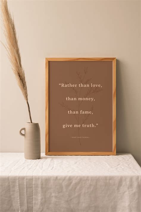 Inspirational Thoreau Quote Print Walden Book Poster Etsy
