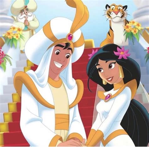 Aladdin Jasmine And Rajah Aladdin Disney Princess Drawings Disney