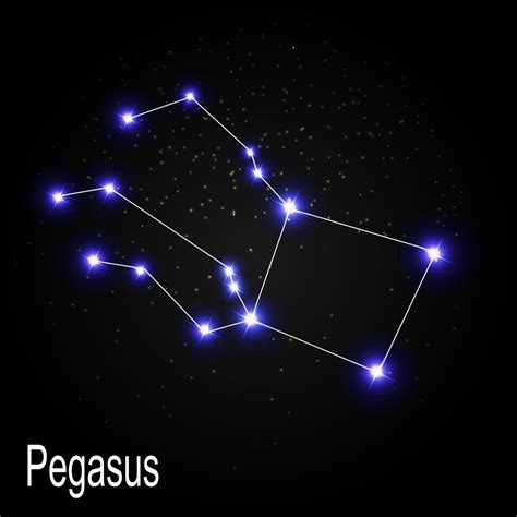 Pegasus Constellation Vector Art Icons And Graphics For Free Download