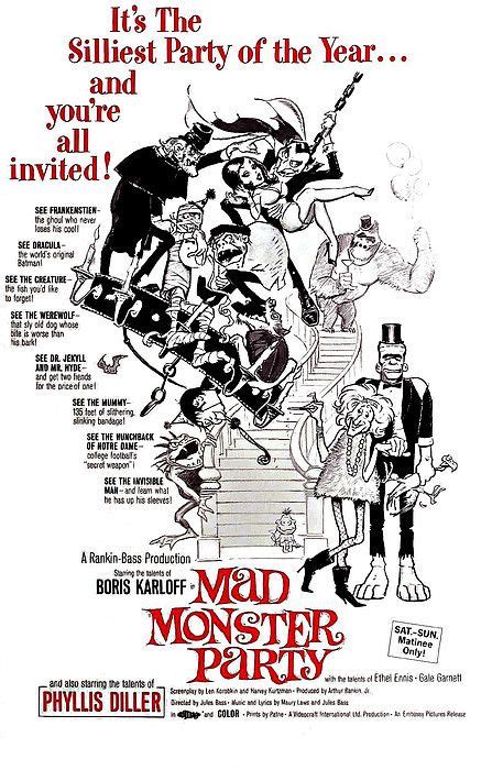 Mad Monster Party 1967 Frank Frazetta Image Comics Dc Comics Film