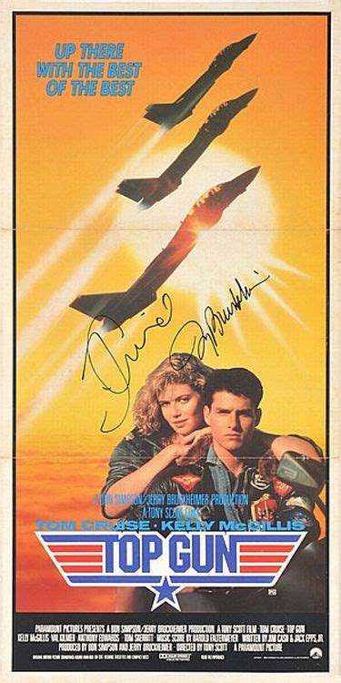 Top Gun Poster Autographed By Christmas Collectables Auction