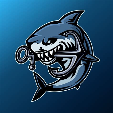 Shark Mascot Vector Art Icons And Graphics For Free Download