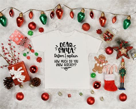 Dear Santa How Much Do You Already Know — Love Knotes Paper And Ts