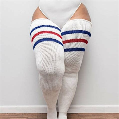 Real Plus Size Thigh Highs Thunda Thighs Over The Knee Long Etsy Canada