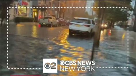Hoboken Mayor Says Heavy Rainfall At High Tide Caused Flooding Youtube