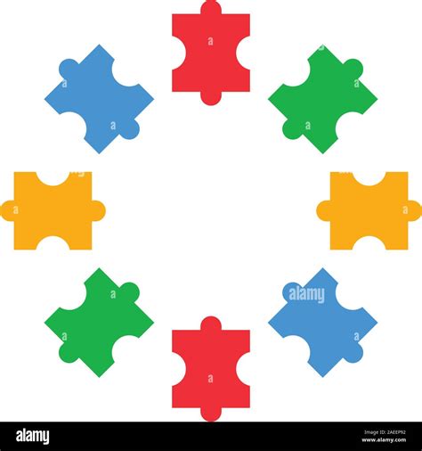 Autism Icon Design Template Vector Isolated Illustration Stock Vector