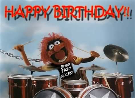 Happy Birthday Drummer Happy Birthday Drummer Dude Card Zazzle Com A Birthday Card For