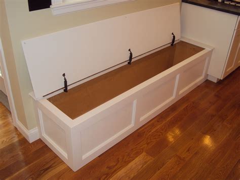 Kitchen Bench With Hinged Top Storage Wellesley Ma Built In Benches