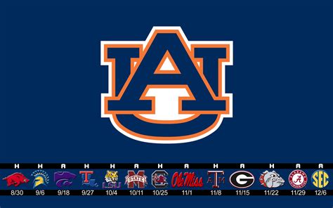 Auburn Tigers 2014 Football Schedule Wallpaper Wde