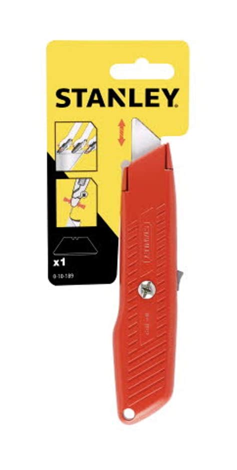 0 10 189 Stanley Stanley Retractable Utility Safety Knife With