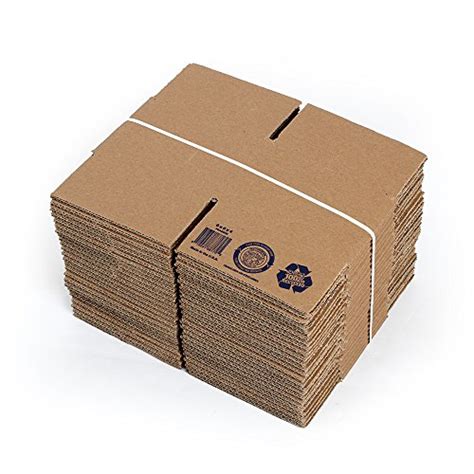 Pratt Pra0008 100pk 100 Recycled Corrugated Cardboard Box 6 Length X