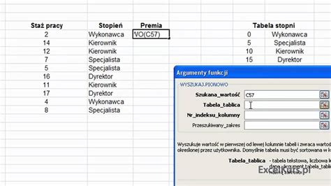 Kurs Excel Dla Zaawansowanych Funkcja Wyszukaj Pionowo Cz Youtube