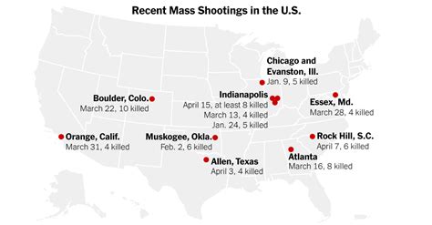 Mass Shootings In The United States In 2021 The New York Times