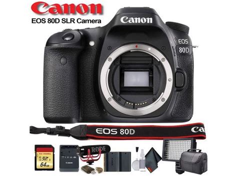 Canon Eos 80d Dslr Camera Intl Model 1263c004 W Bag Extra Battery