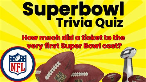 Super Bowl Trivia Quiz Nfl Super Bowl Quiz How Well Do You Know