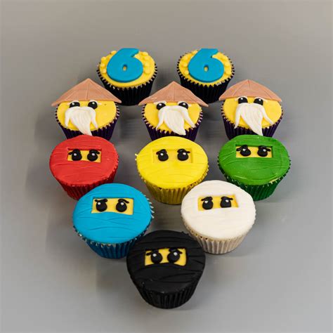 Lego Ninjago Themed Cupcakes Regency Cakes Online Shop