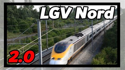 High Speed Trains On The Lgv Nord 20 Hd Youtube