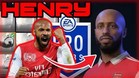 fifa 23 thierry henry pro clubs look alike youtube