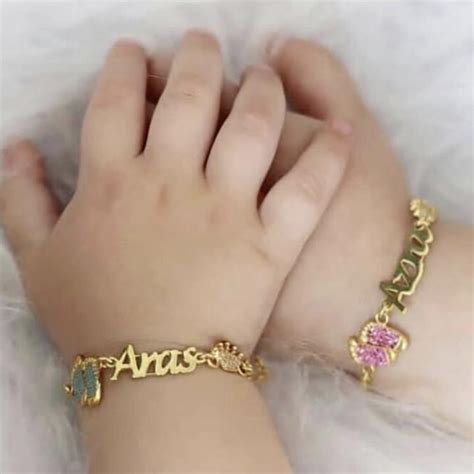 Lioree Custom Bracelet Baby Jewelry Gold Bracelet Designs Kids