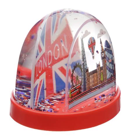 London Union Jack Collectable Snow Storm Globe London Icons Etsy