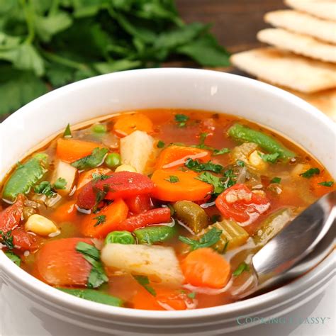 BEST VEGETABLE SOUP | Vegetable soup recipes, Vegetable recipes, Classic vegetable soup recipe