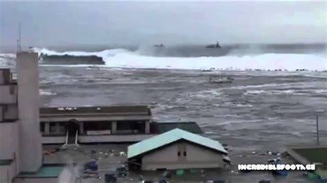 Humongous Tsunami Devours Building Instantly Never Before Seen